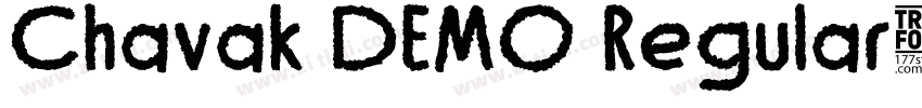 Chavak DEMO Regular字体转换 Chavak DEMO Regular字体转换